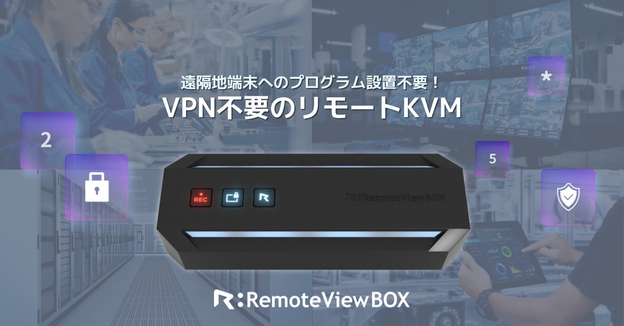RemoteWOL 2 リモート操作機器（Remote View） 遠隔アクセスツール『RemoteView』の利用20,000社突破