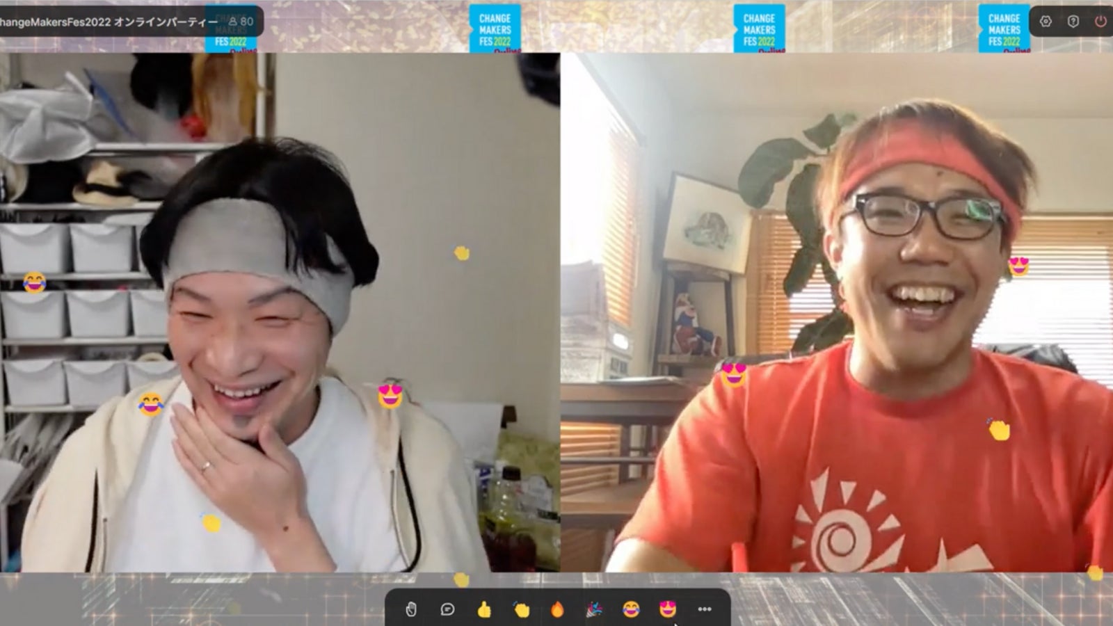 トークセッションの様子(当日、お二人がヘアバンドを着用して登場したのは偶然だったそうです) (C)FTCJ