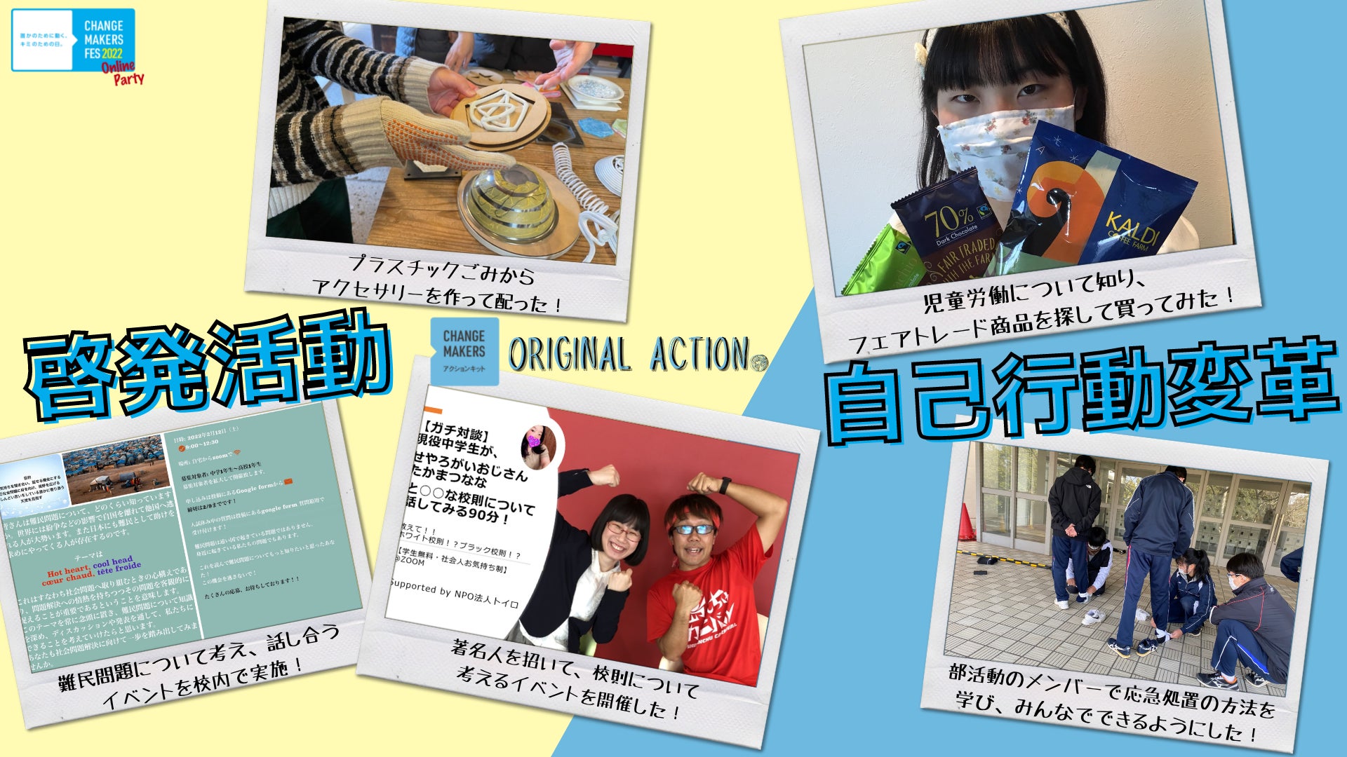 参加者から報告されたソーシャルアクション(抜粋)(C)FTCJ