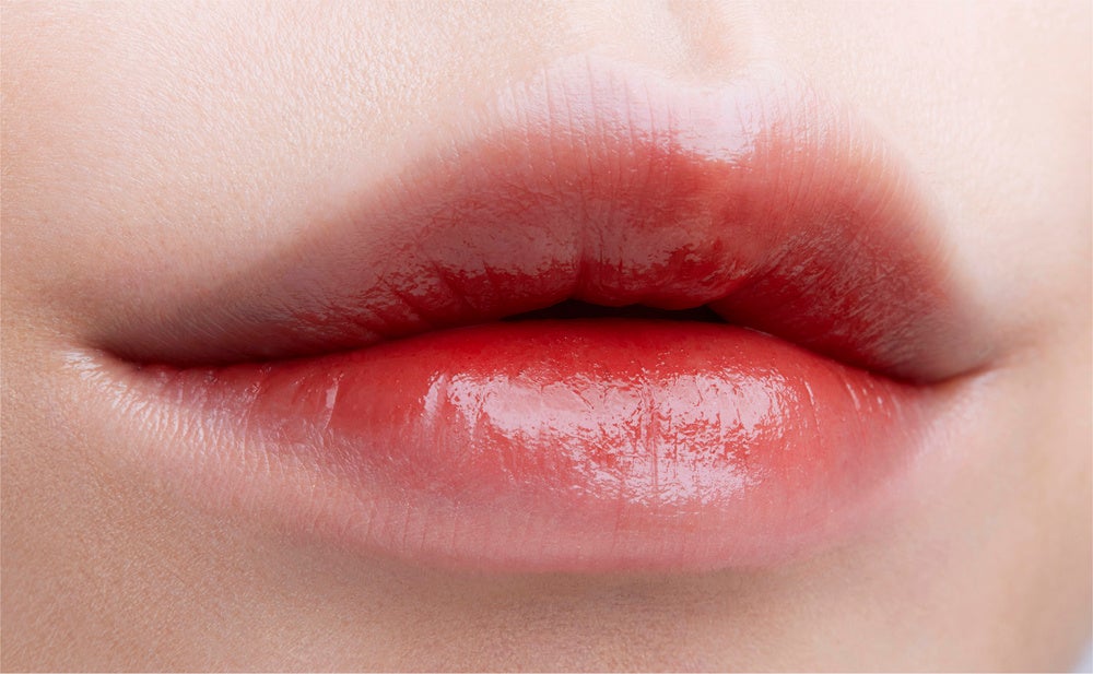 パラドゥ　リキッドティントリップ ＜RD01＞（仕上がりイメージ／グラデーション塗り）