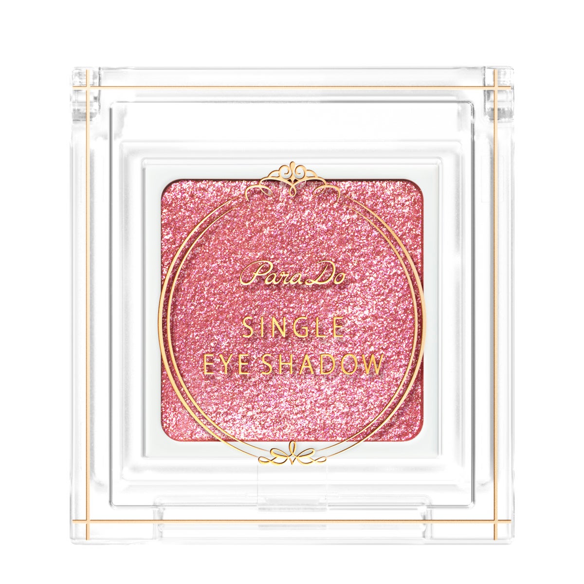 パラドゥ　シングルアイシャドウ　RD01 透けラメレッド2