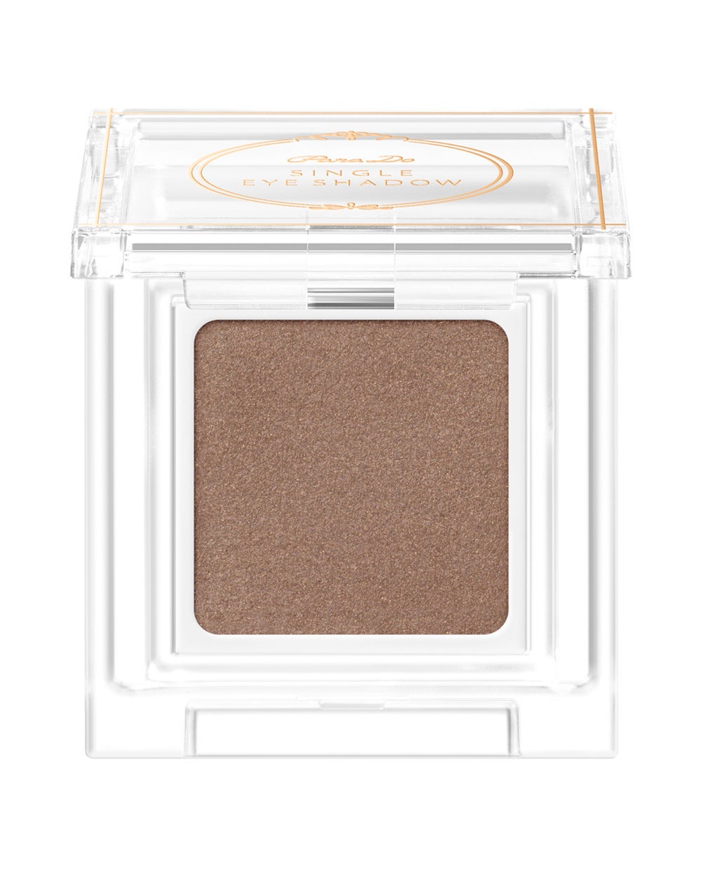 パラドゥ　シングルアイシャドウ　GY01 透けるマットグレージュ(蓋開き)