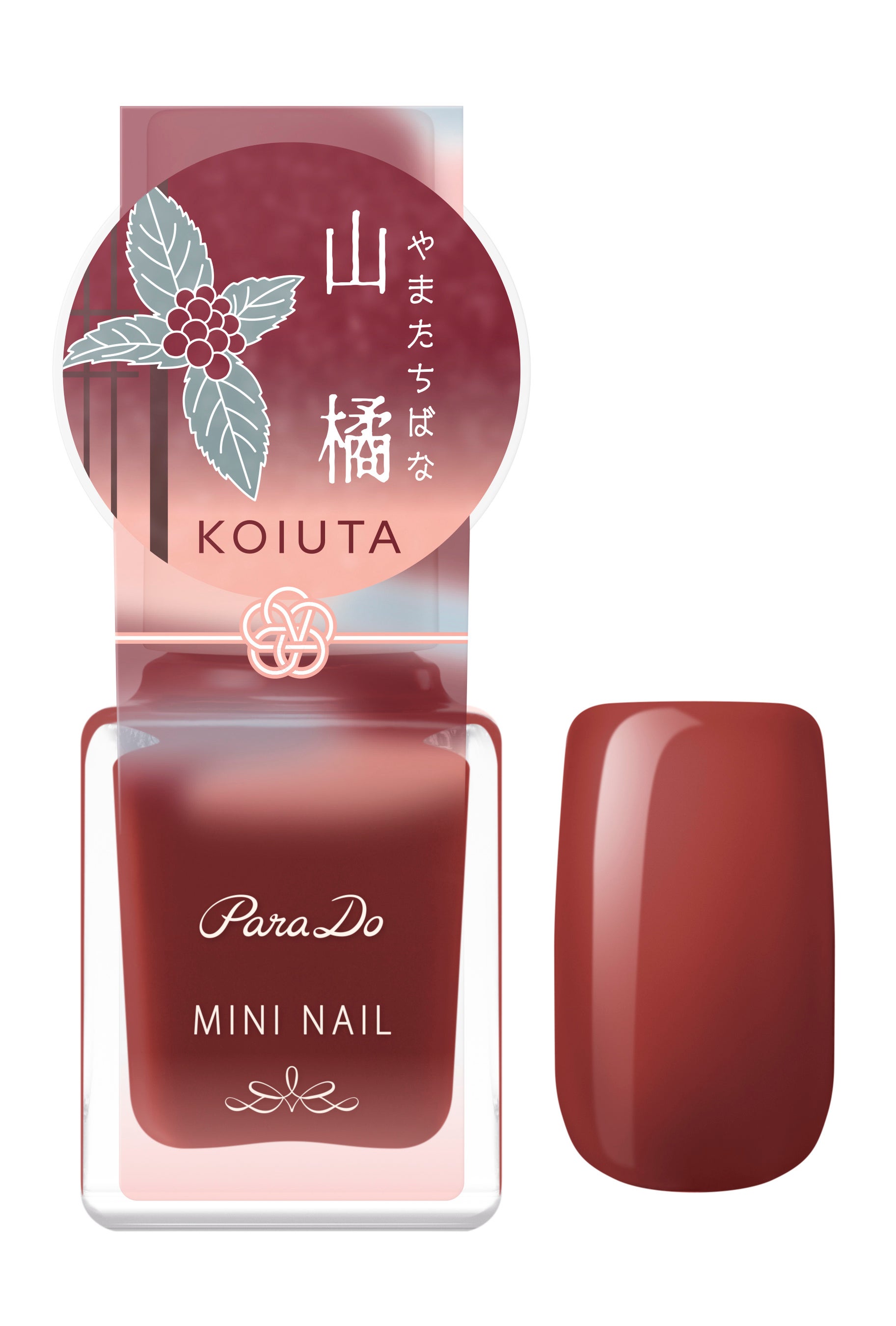 人気のミニネイル初の和テイストカラー登場。KOIUTA（恋歌）。時空を