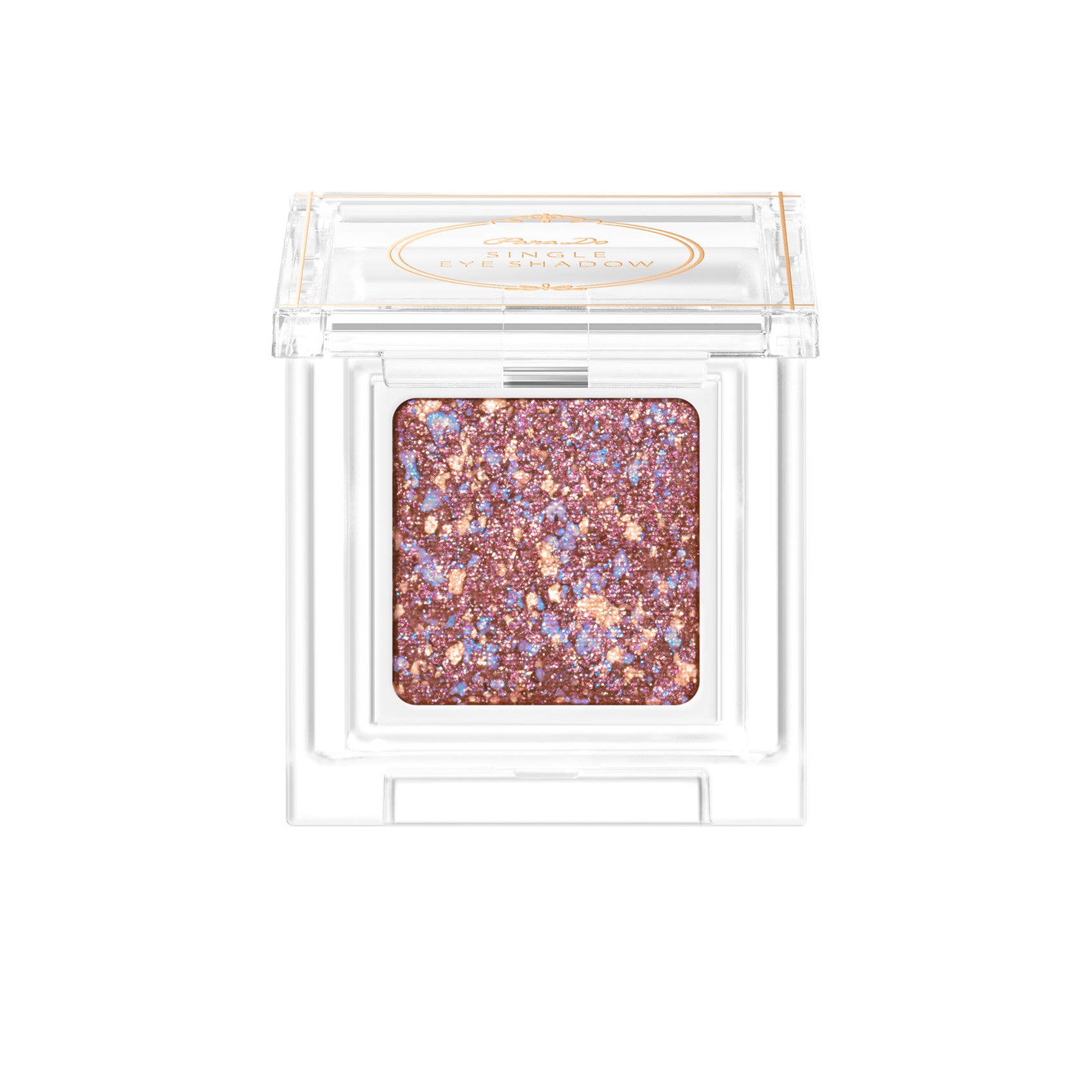 パラドゥ　シングルアイシャドウ ＜WN01 プリズムバーガンディ＞（フタ開き）