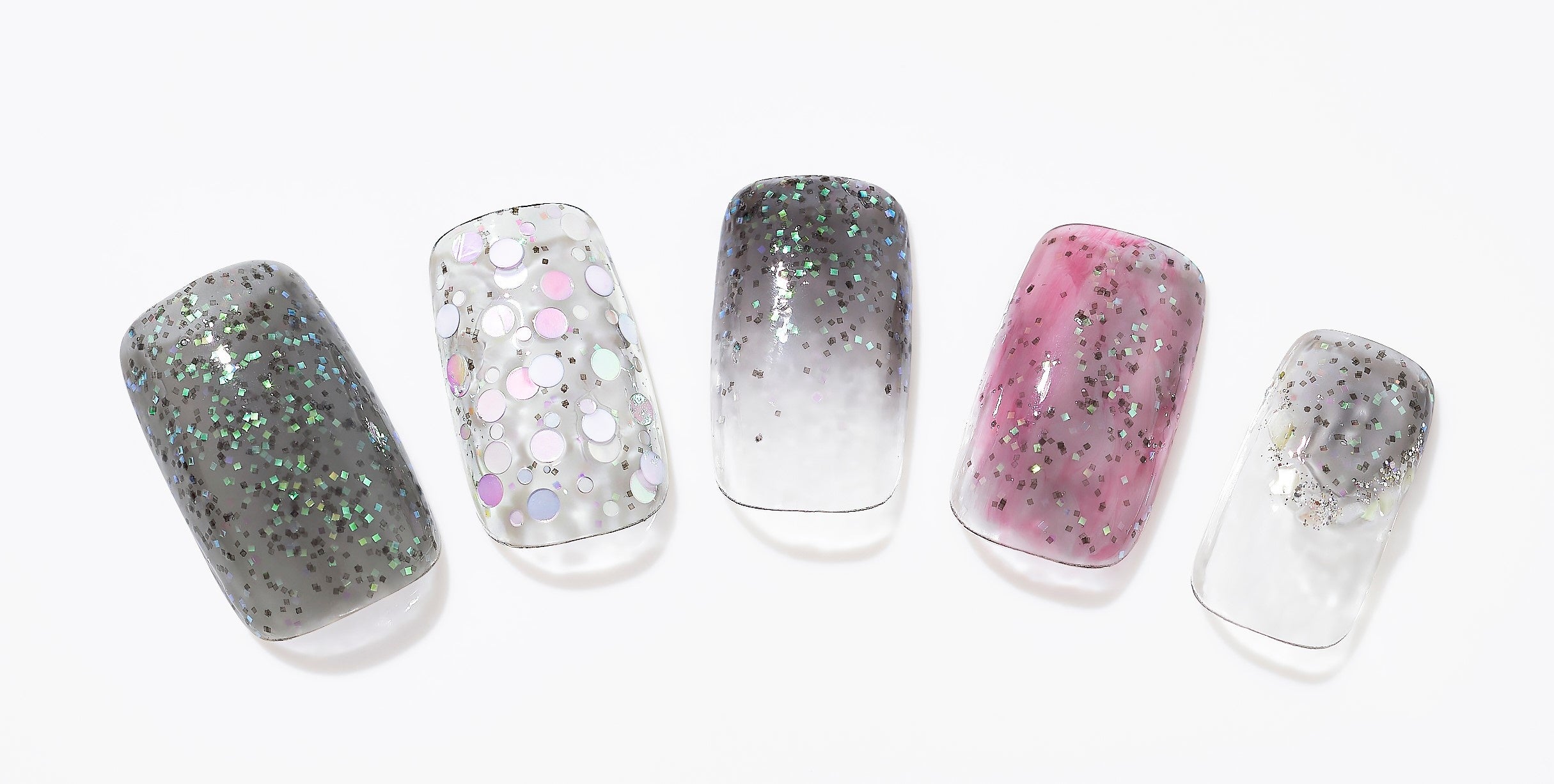 パラドゥ　ミニネイル＜BK02 ナイトペッパー＞アート例