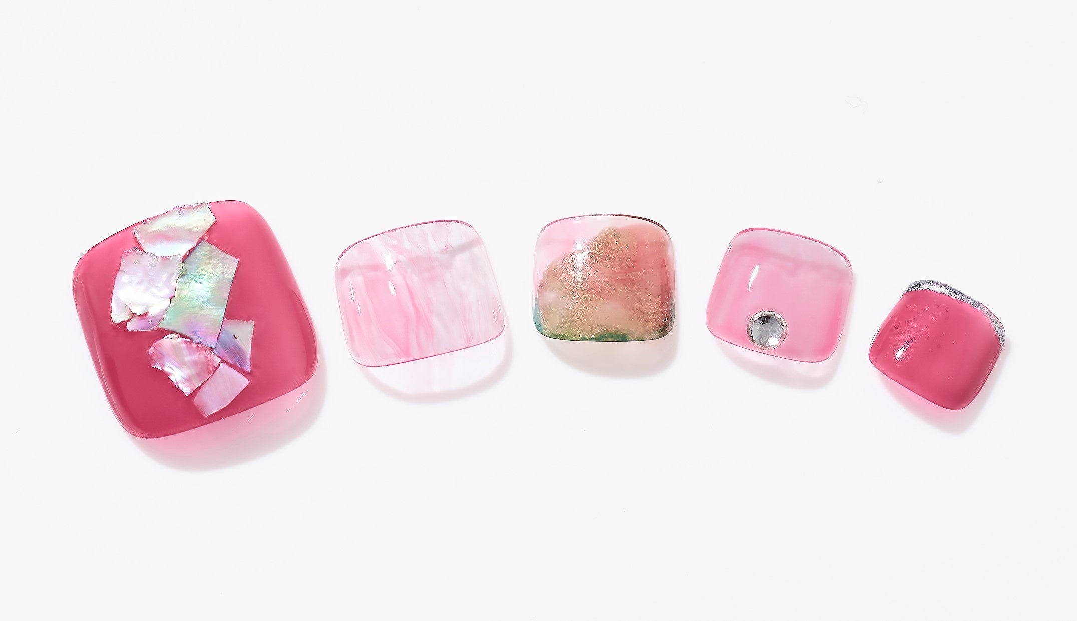 パラドゥ　ミニネイル＜PK17フラミンゴレディ＞アート例