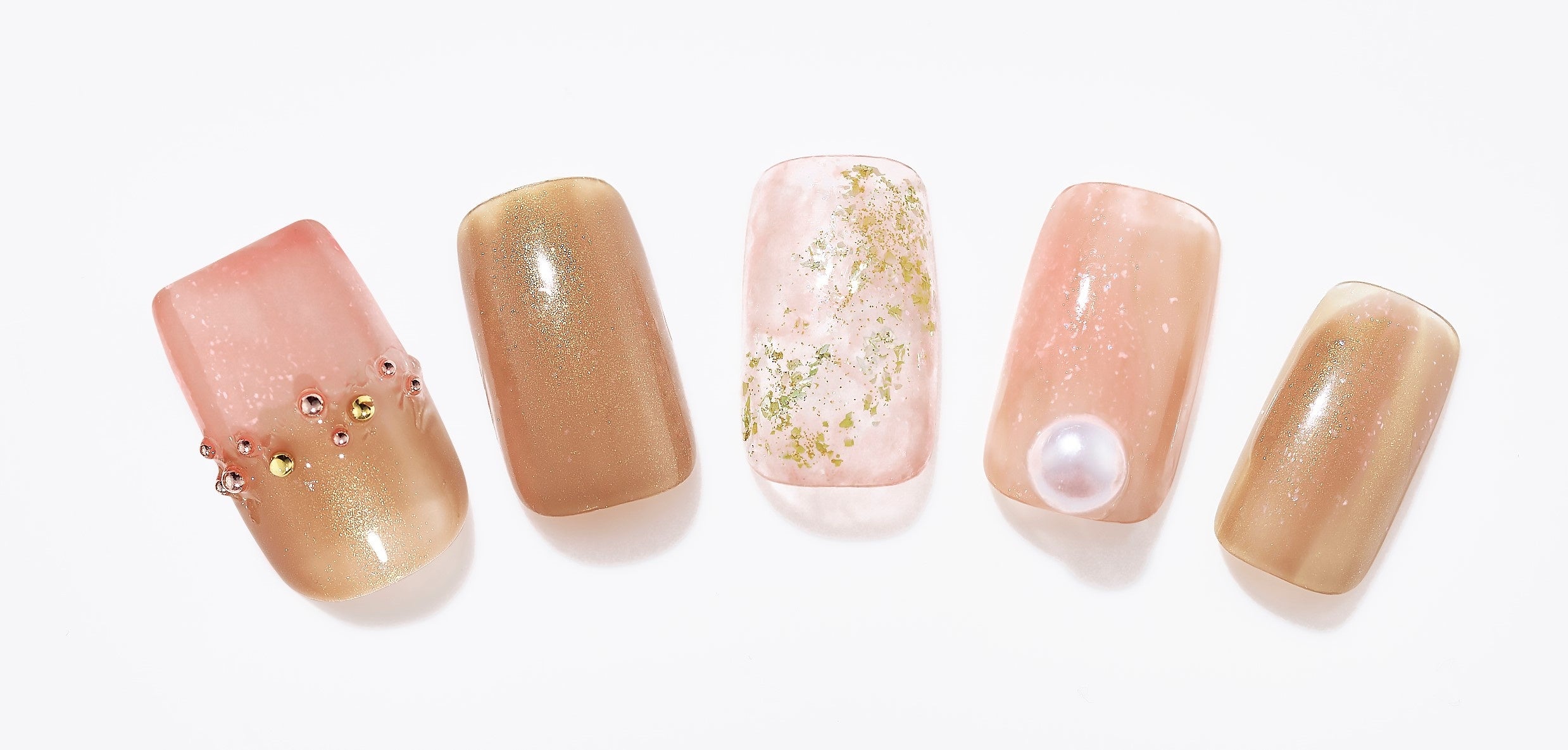 パラドゥ　ミニネイル＜YE02 ムーンライトソルト＞アート例