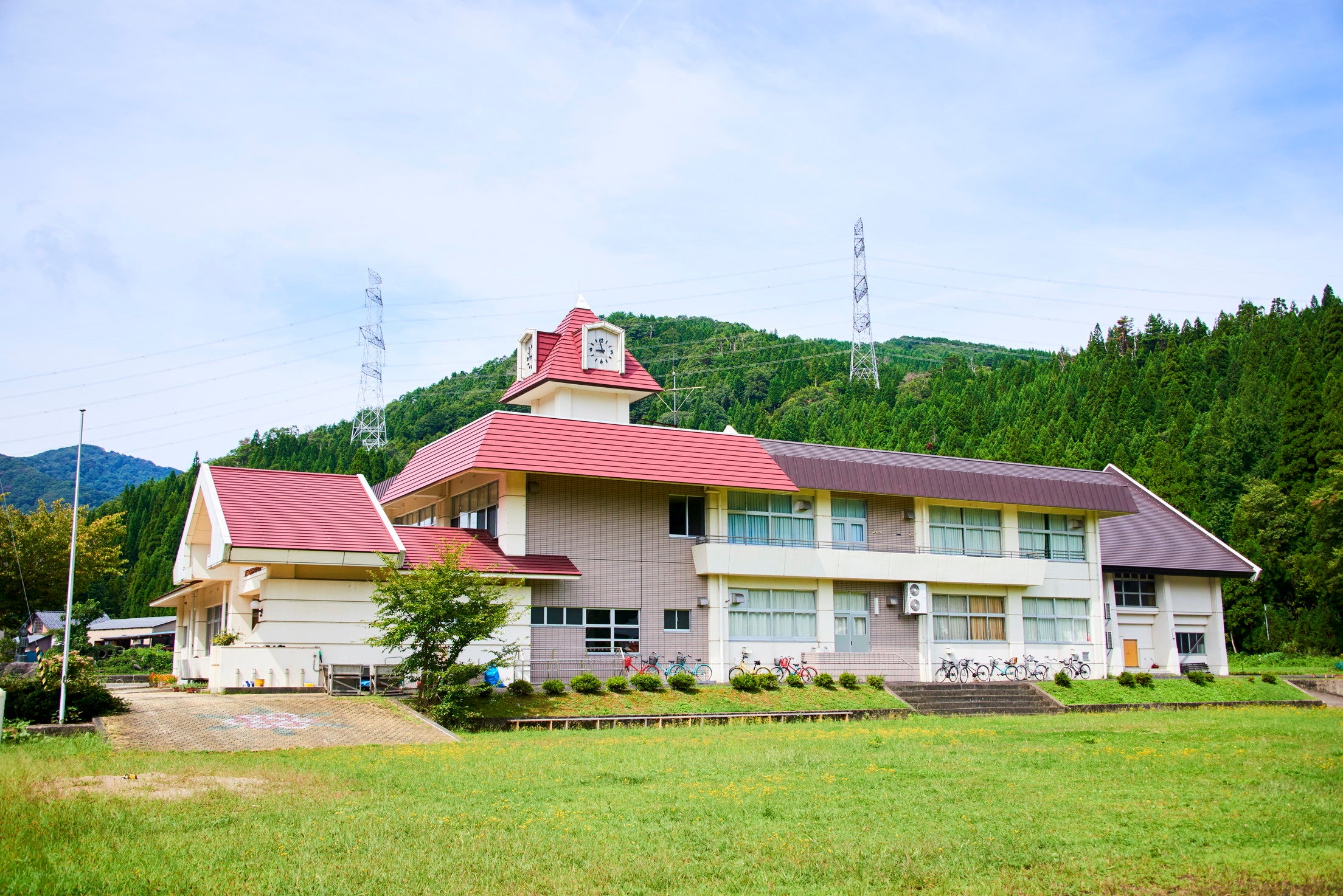 レセプション会場の農村de合宿キャンプセンター