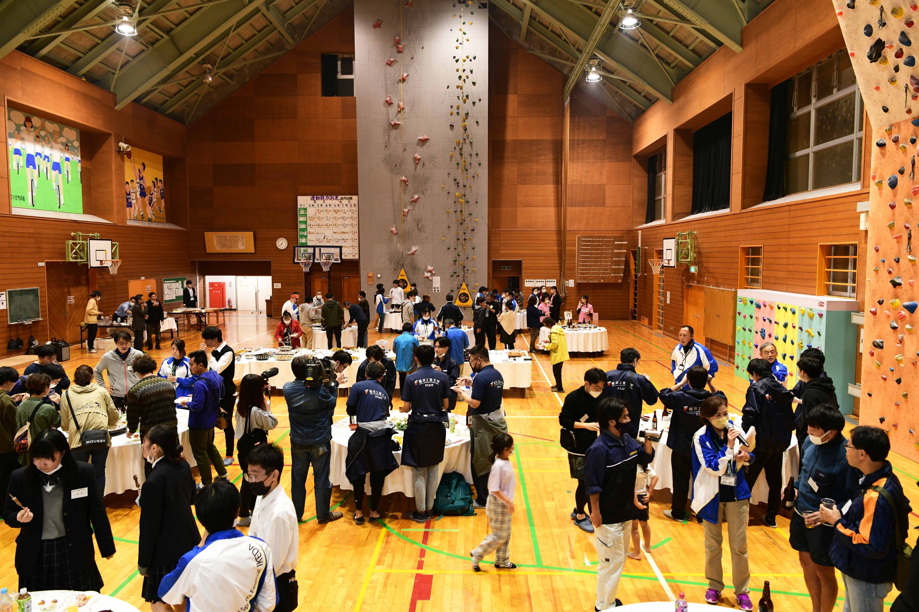 昨年度のレセプション風景