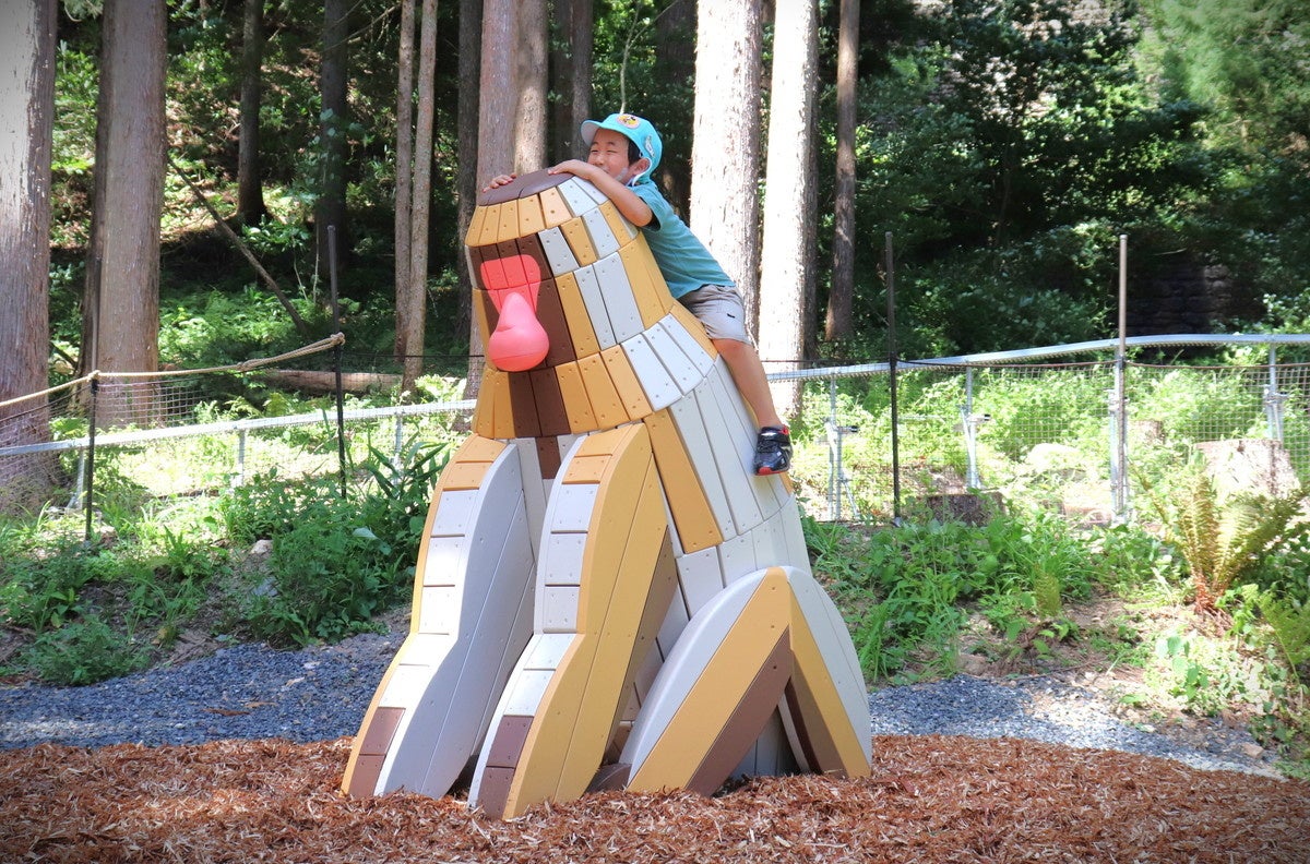 動物モニュメント「サル」