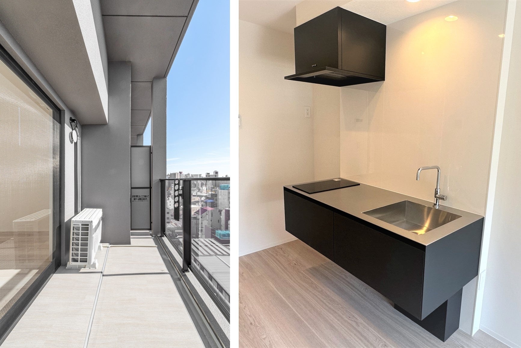 ベランダ・キッチン