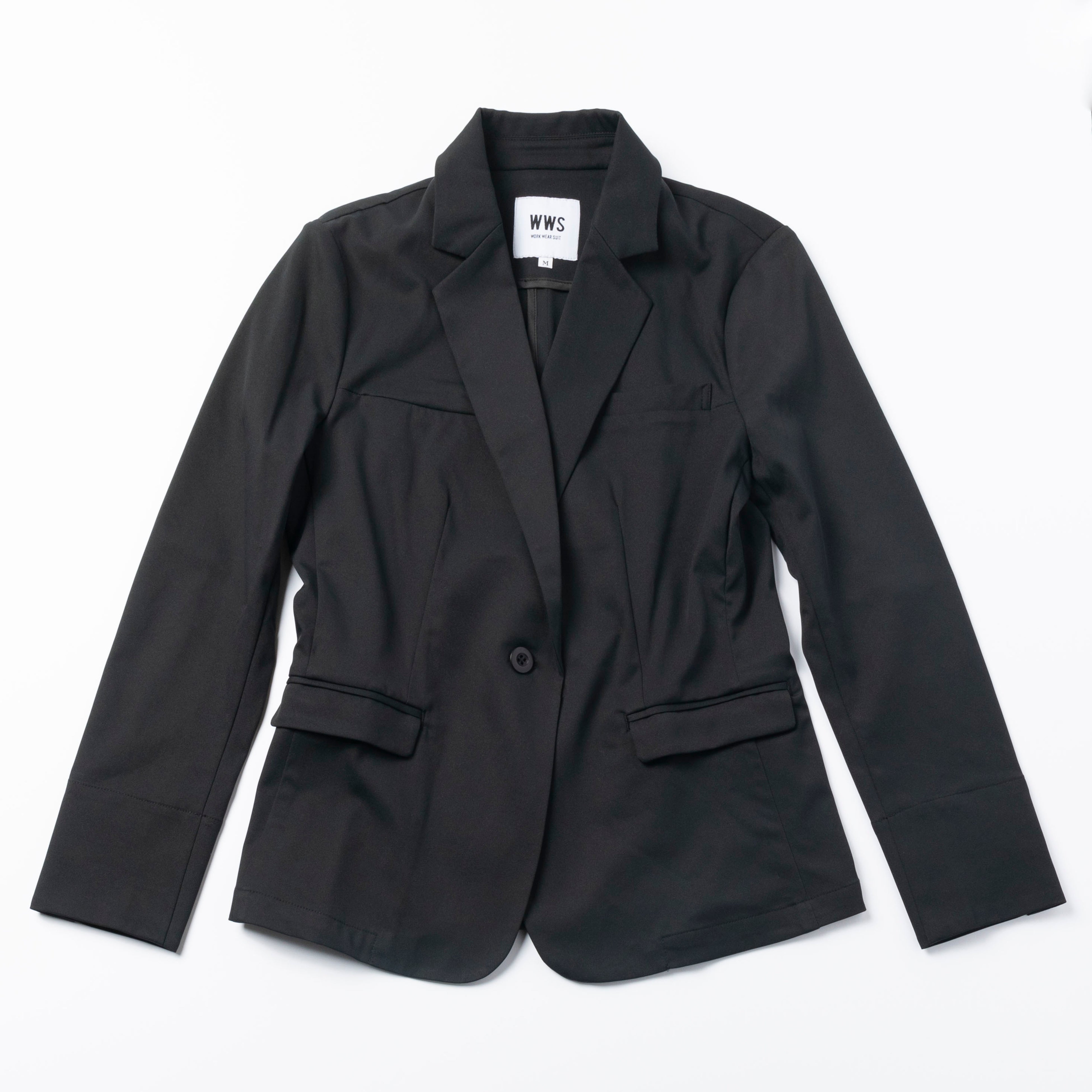 ◎美品 人気アイテムWWS スーツ 濃紺 L 高機能スーツ 洗える 1 累計30万着の機能性スーツ】作業着スーツ発祥ブランド「WWS」の