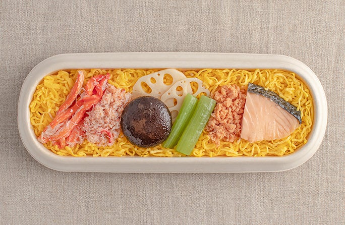 京料理「はり清」監修　蟹と鮭の合い盛りごはん