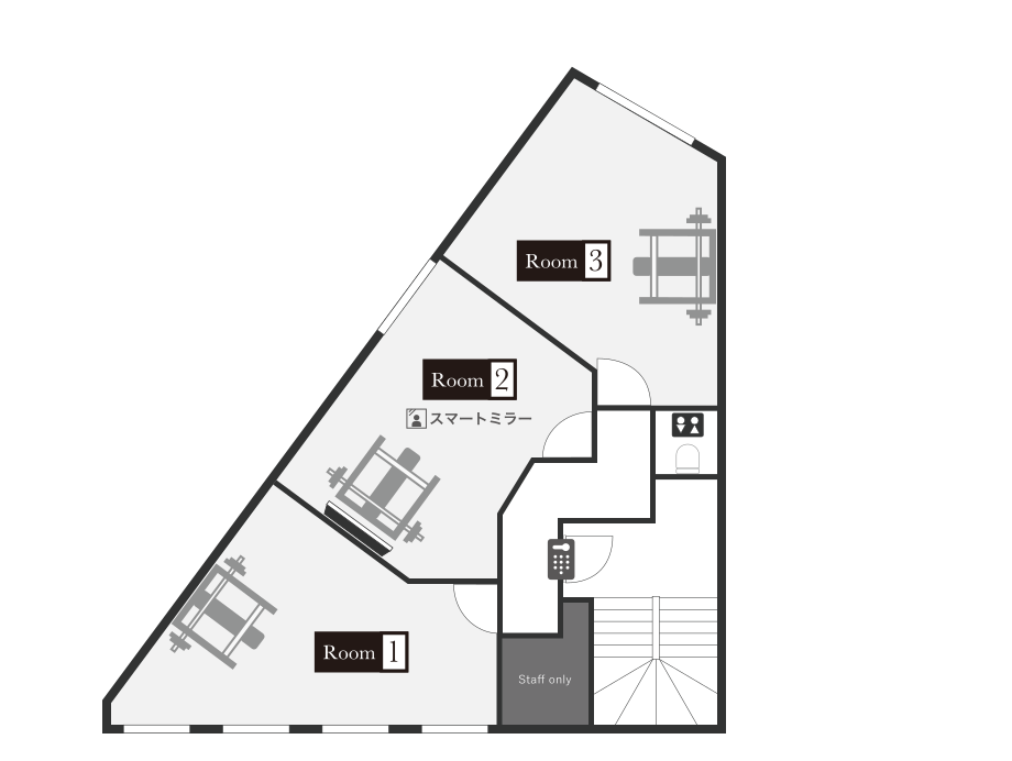 JR野田駅前店見取図