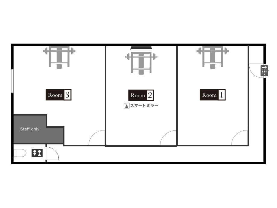 佐世保大塔店見取図
