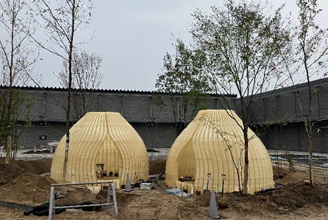 大阪・関西万博会場で当社のCAFBLO®を使用した「森になる建築」の3Dプリントが完了 「生分解性樹脂を構造材として一体造形した、世界最大の3Dプリント建築」としてギネス世界記録TM認定