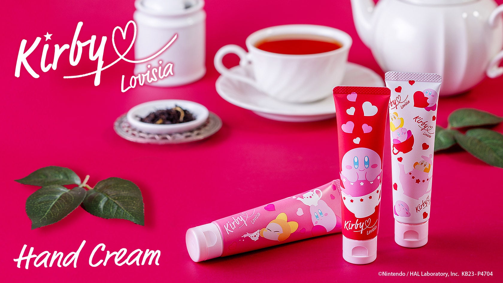 Lovisiaコスメシリーズ最新作『星のカービィ』、紅茶の香りのハンドクリームが新登場! Lovisiaコスメシリーズ最新作『星のカービィ』、紅茶の香りのハンドクリームが新登場!
