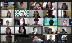 オンライン学術交流の様子