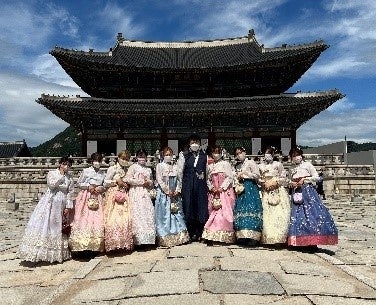 景福宮での韓服体験