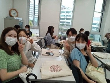 光云大学での学生交流