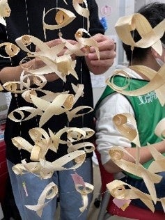 魚のモビール作り