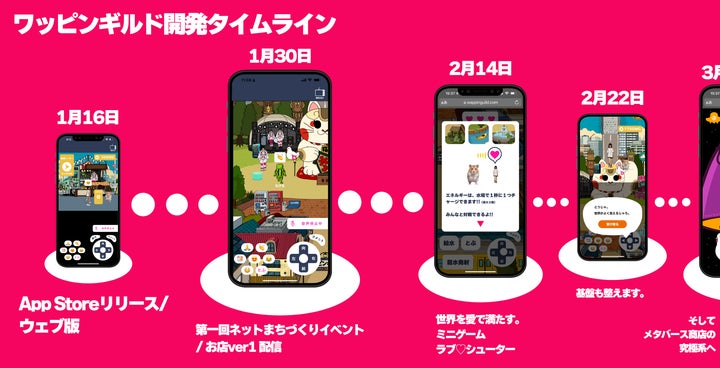 『ワッピンギルドのバーチャル商店街』が1月16日よりアップストアで配信開始！