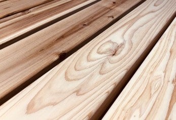 建物の構造材の基準をクリアした  国産木材を使用