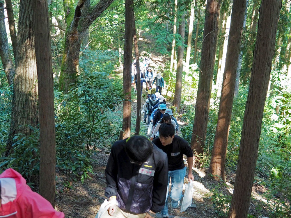 ガイドウォークの様子