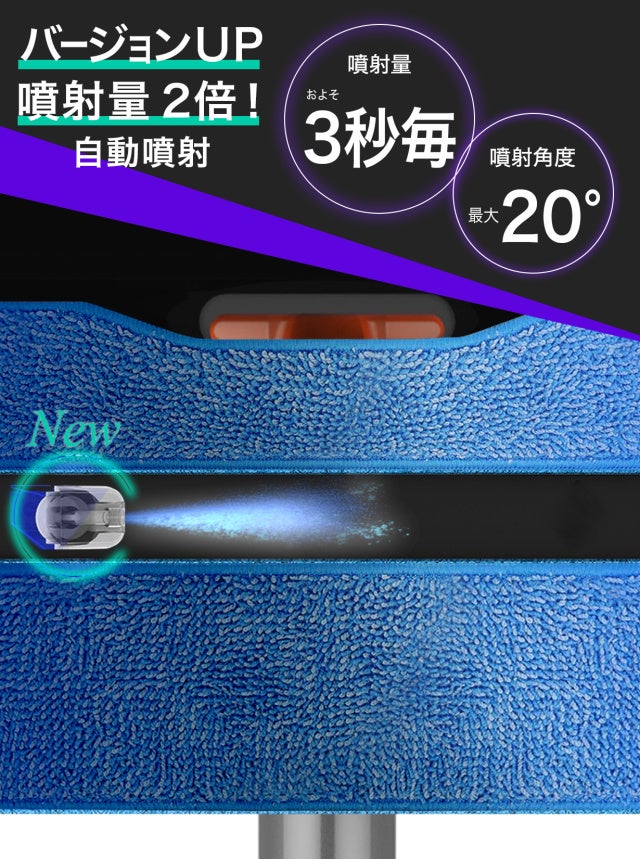 【超特価!!】ダイソン専用 ヘッド マルチウォーターモップ 水拭き 乾拭き 新発売】4in1時短掃除でW強力除菌！3D振動&UV機能で進化した高