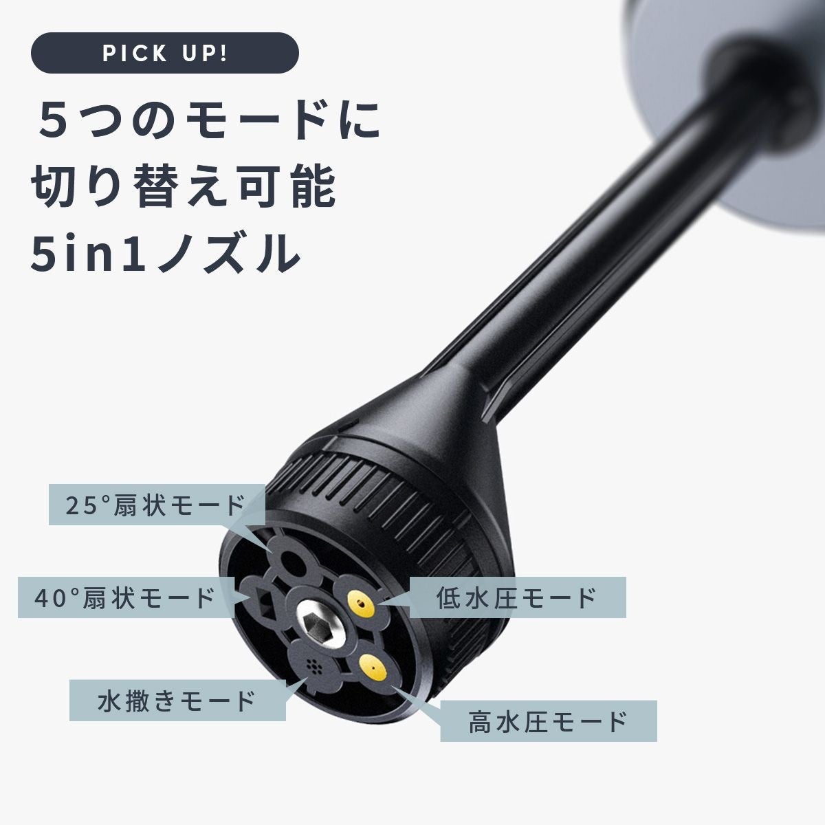 新発売】7つの洗浄モード×パワフル強力洗浄！×洗車モード