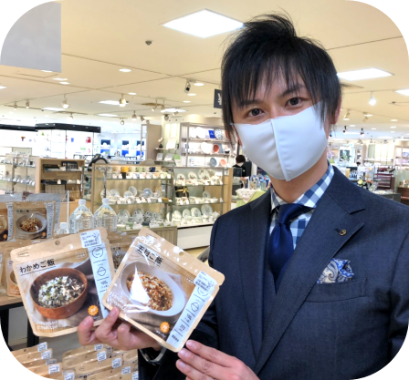 「イザメシ販売会」担当者