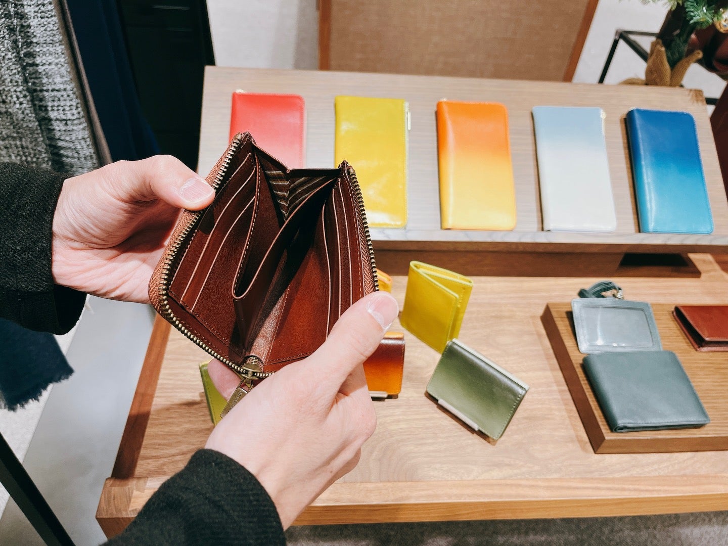 メンズ人気は、L字折財布