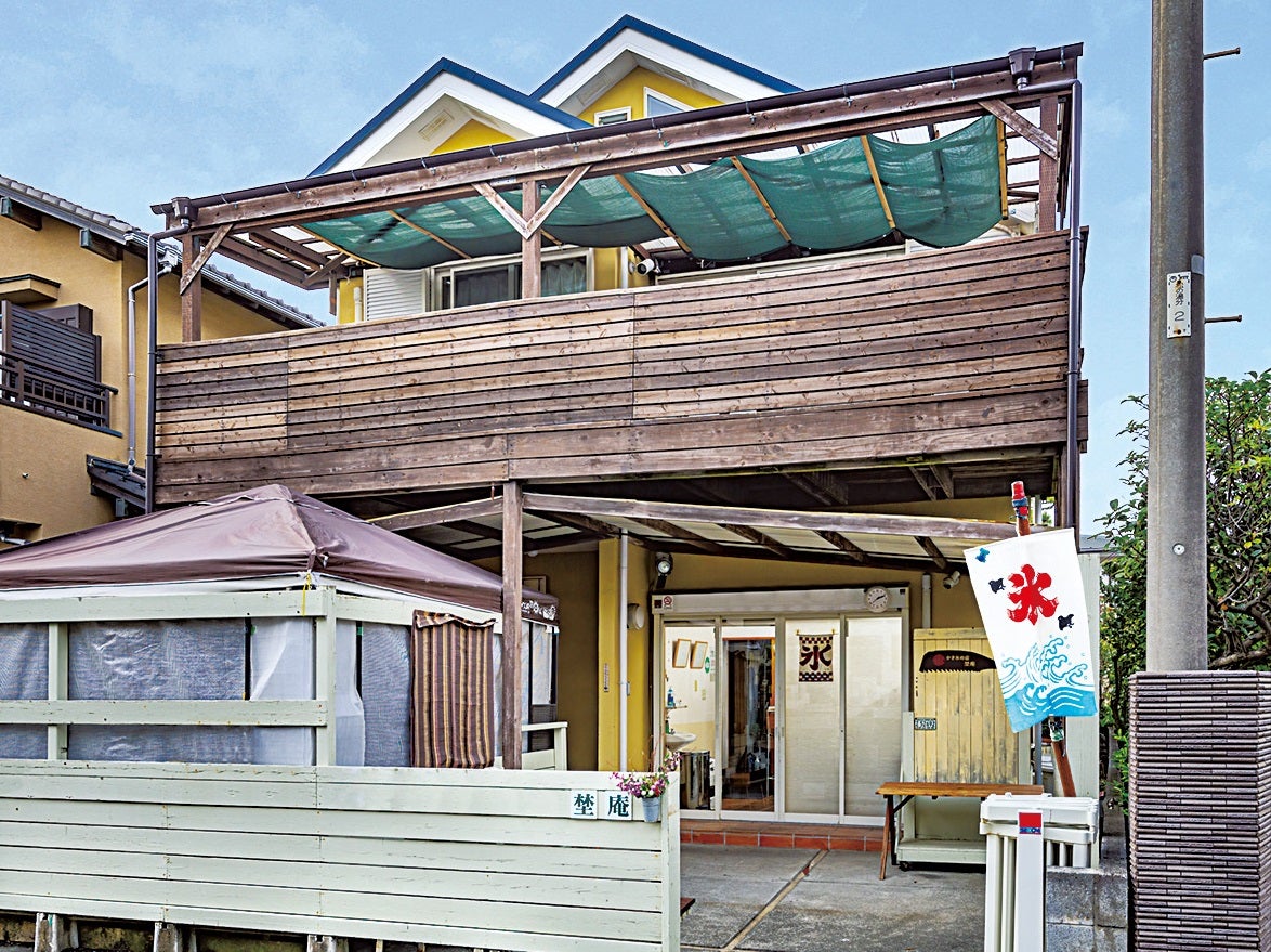 鵠沼海岸に店舗を構えるかき氷のお店『埜庵』