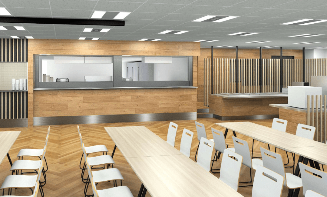 カフェテリア（食堂）イメージパース