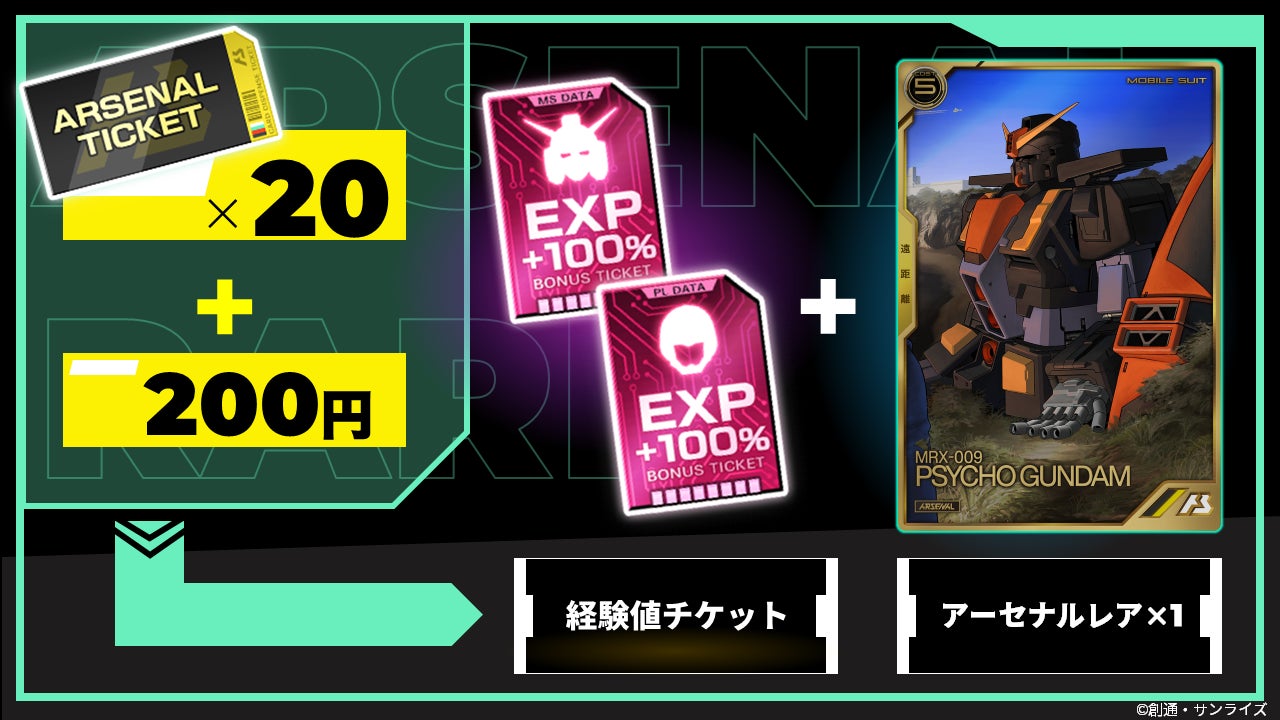 新規モビルスーツ パイロット続々参戦 ガンダムアーケードカードゲーム 機動戦士ガンダム アーセナルベース Season 02 アーセナル レア2弾 後半 カード7月11日 月 より払い出し開始 株式会社バンダイのプレスリリース 新規モビルスーツ パイロット続々参戦 ガンダムアーケードカードゲーム 機動戦士ガンダム アーセナルベース Season 02 アーセナル レア2弾 後半 カード7月11日 月 より払い出し開始 株式会社バンダイのプレスリリース