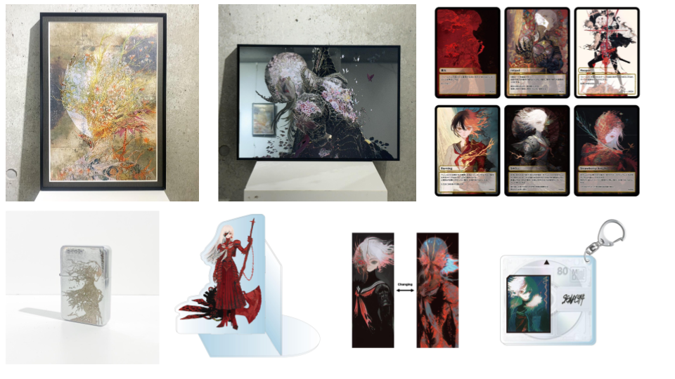 SIGNAL414 個展 MON レイヤードグラフB『ハート(2022)』 SIGNAL414 個展 MON レイヤードグラフB『ハート(2022)』 MON初