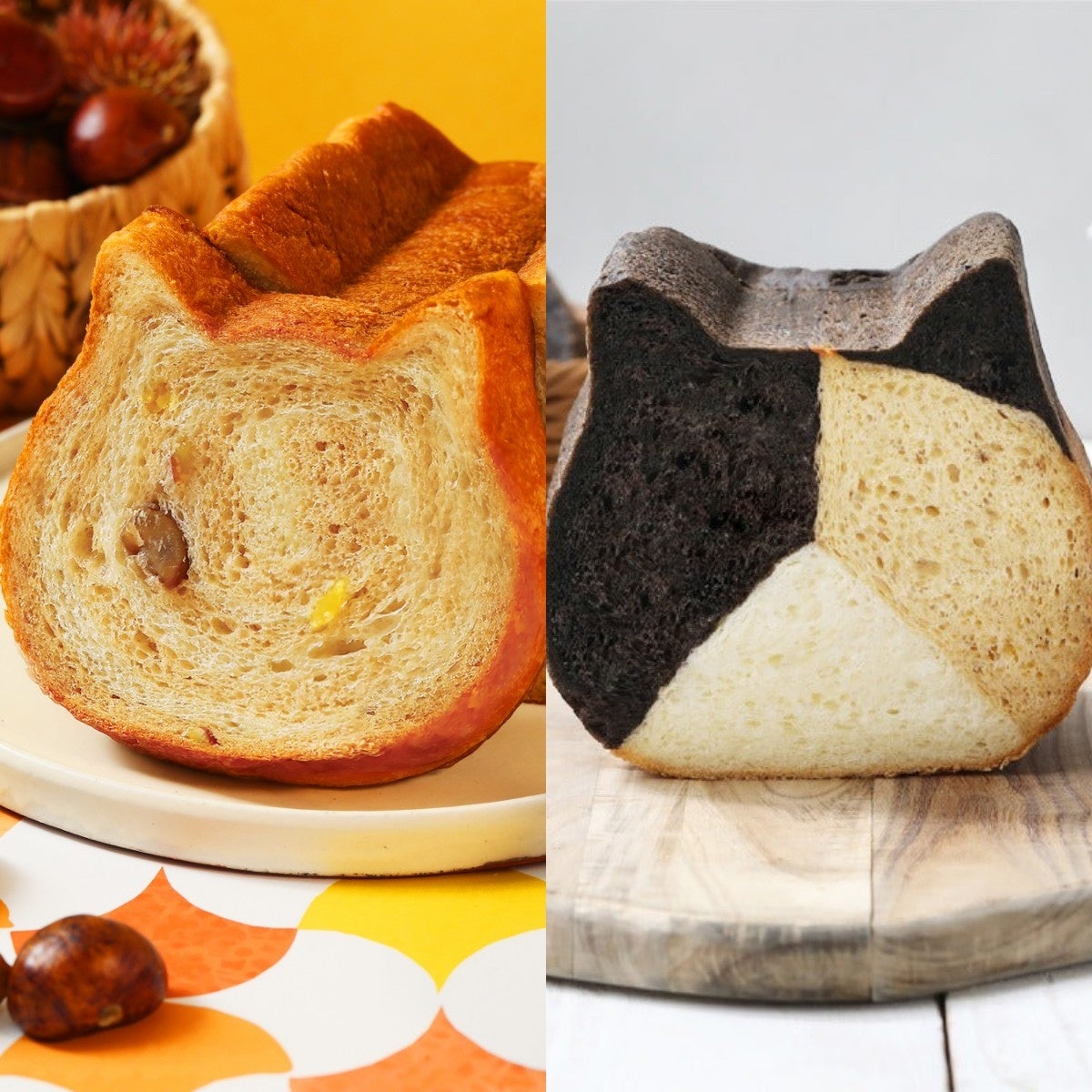 ほくほく栗×2種のサツマイモ】「ねこねこ」より“甘栗かのこ”と“なると