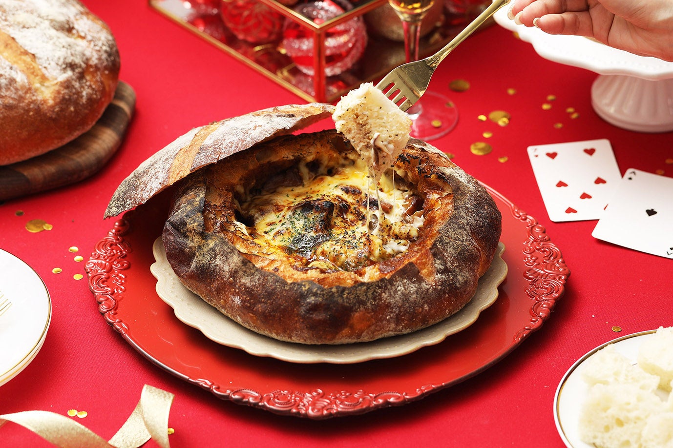 アレンジレシピ／ポットシチューパン