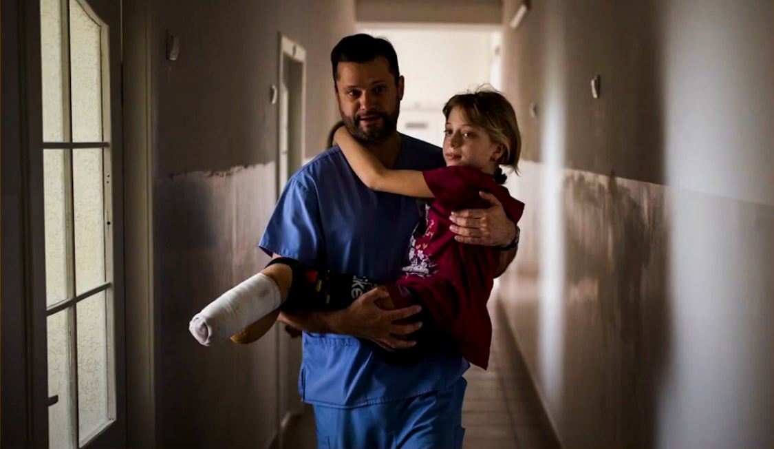 ウクライナの被害者(※ウクライナ義肢装具提供プロジェクト「Unbroken」より提供 https://unbroken.org.ua)