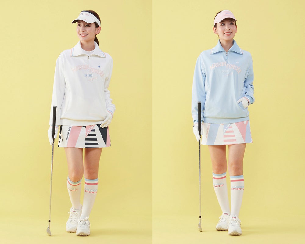 M （池田エライザ着用）ルコックスポルティフゴルフ ショートパンツ　ピンク le coq sportif -RIJOUME- ×ELAIZA IKEDA（池田エライザ