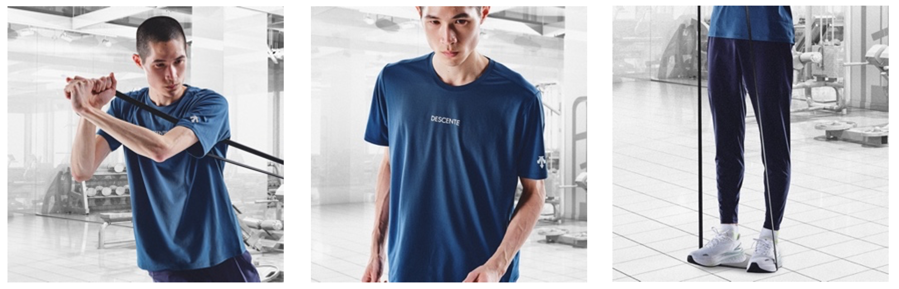 デサント』より、トレーニングウェア24SSコレクション発売。都市に
