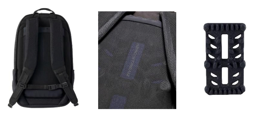 デサント』より、背中の蒸れを軽減し、通勤時の不快感からの解放と利便