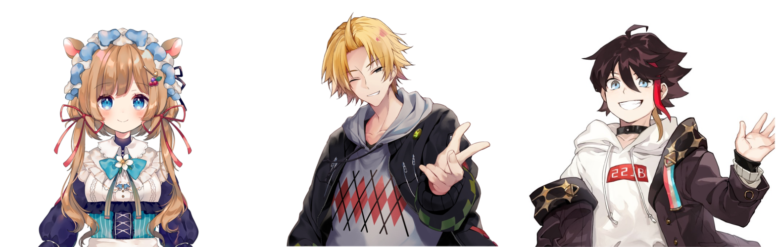 エリー・コニファー／神田笑一／三枝明那