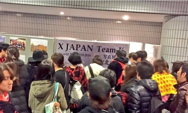 X JAPAN横浜アリーナ4daysでは写真展を開催