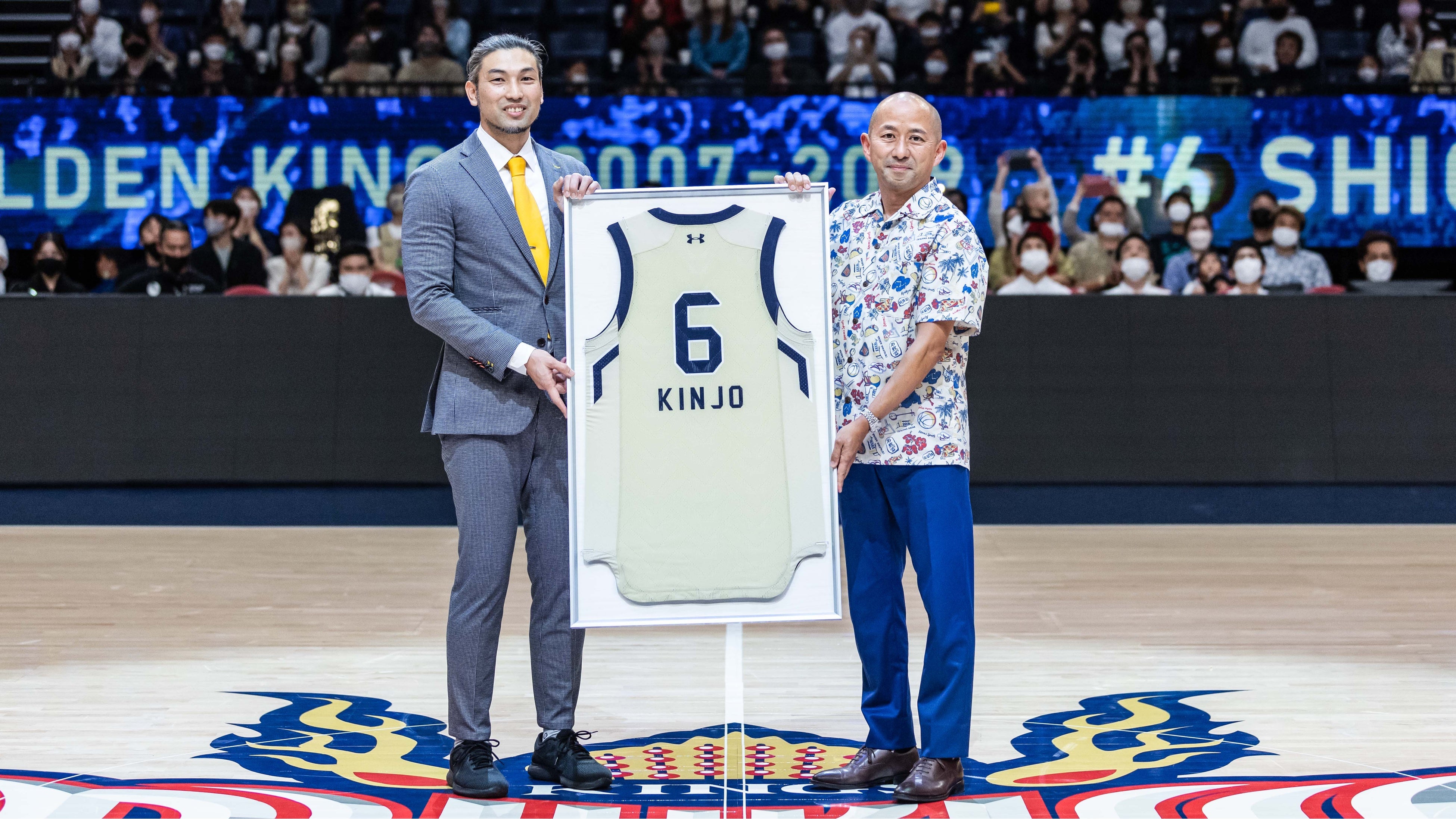 金城茂之氏「#6」永久欠番セレモニー実施のご報告 | 沖縄