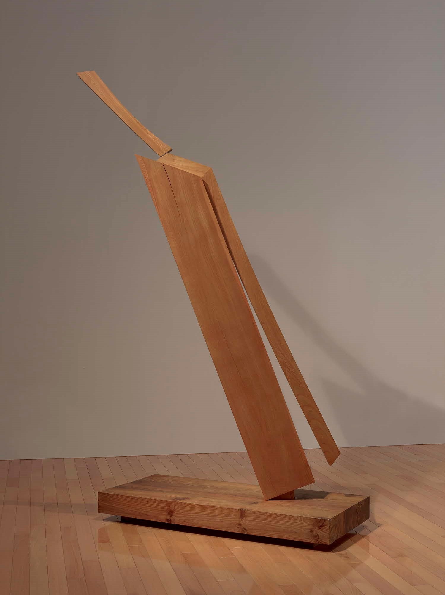 澄川喜一《そりとそぎのあるかたち　83》1983年