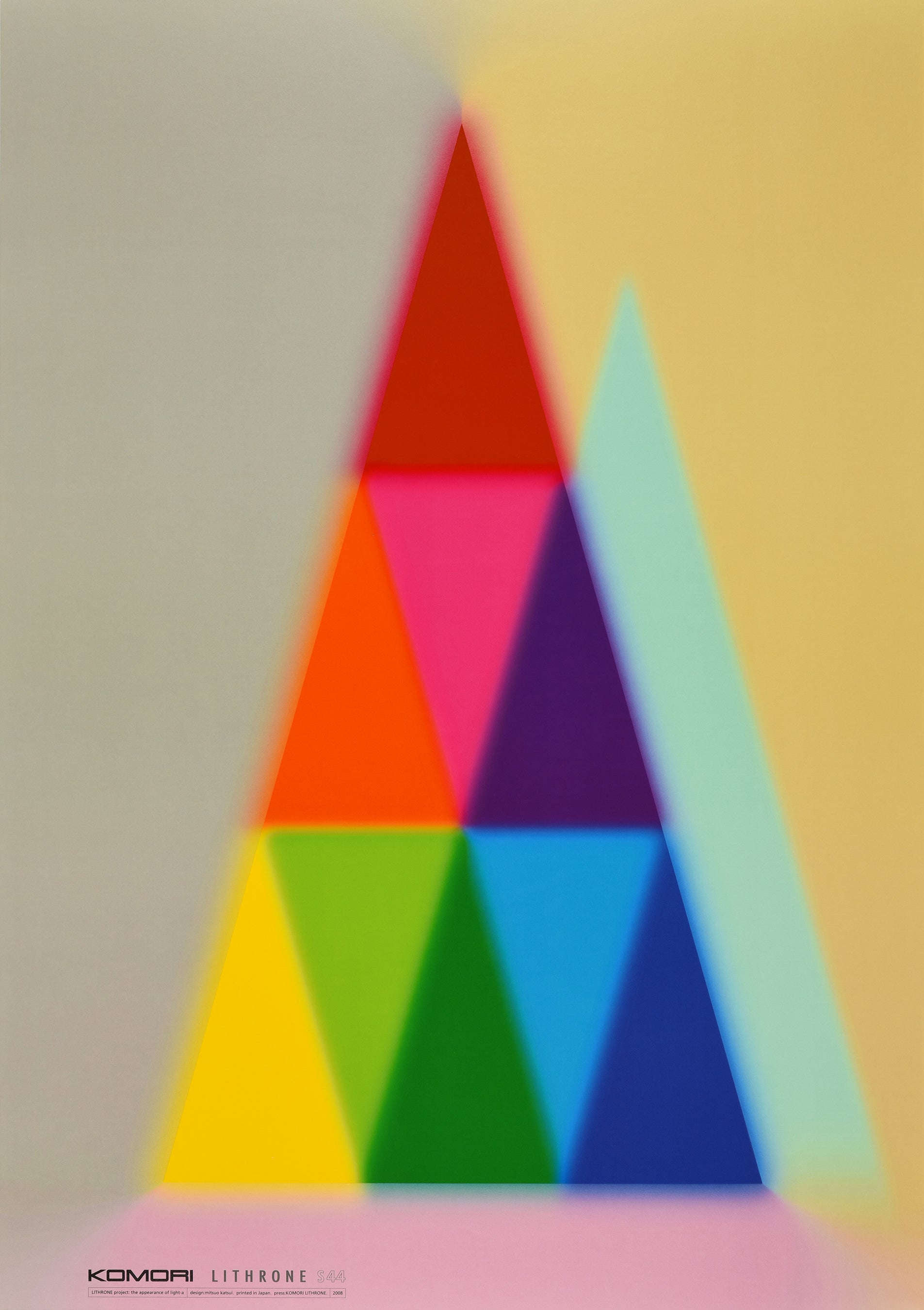 勝井三雄《LITHRONE project  the appearance of light-a》2008年  島根県立美術館蔵　©Mitsuo Katsui