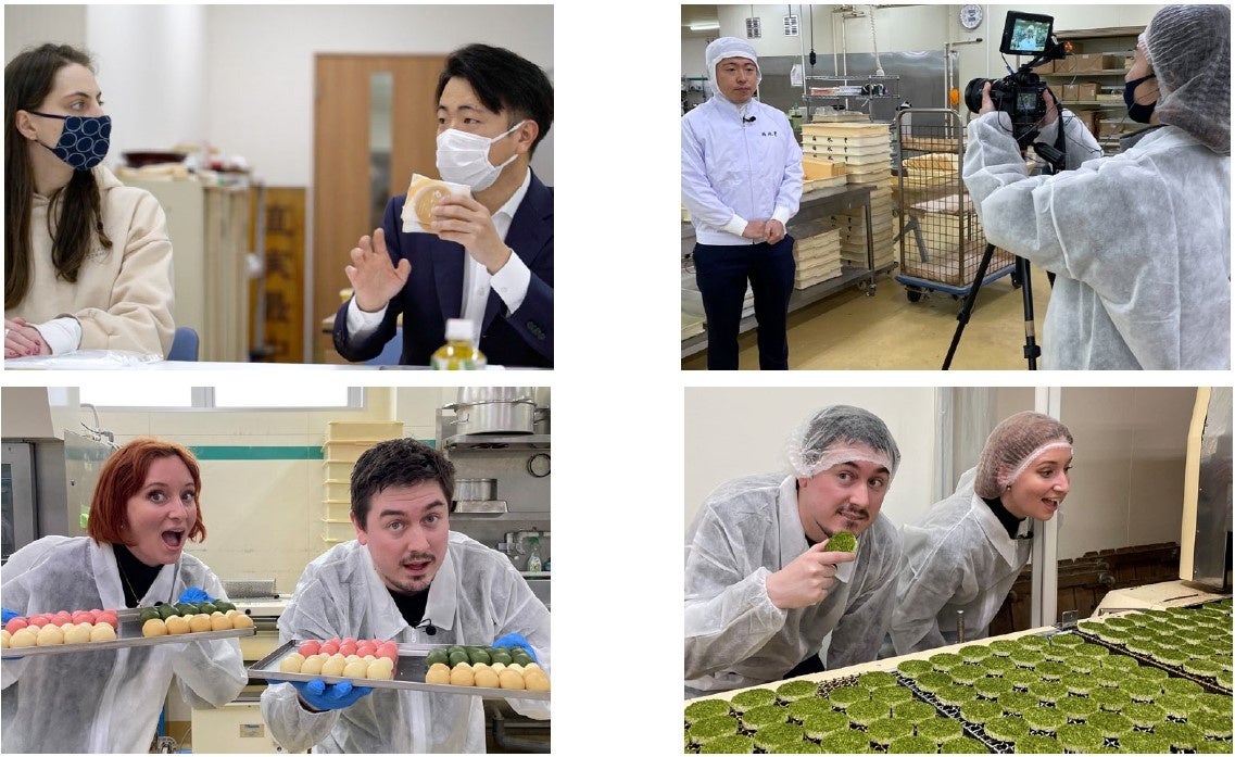 △動画撮影風景