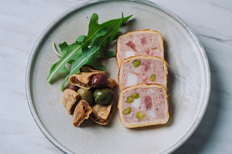 合鴨とピスタチオのパテアンクルート