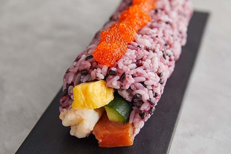 海老とサーモンの恵方巻